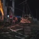 गेट का लेंटर गिरने से 8 मजदूर घायल